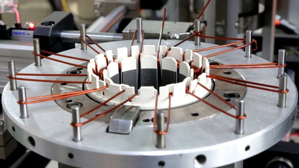 自動定子線圈繞線機製造圓形物體