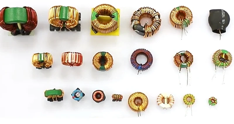Различные дроссели и индукторы, иллюстрирующие варианты для электронных приложений