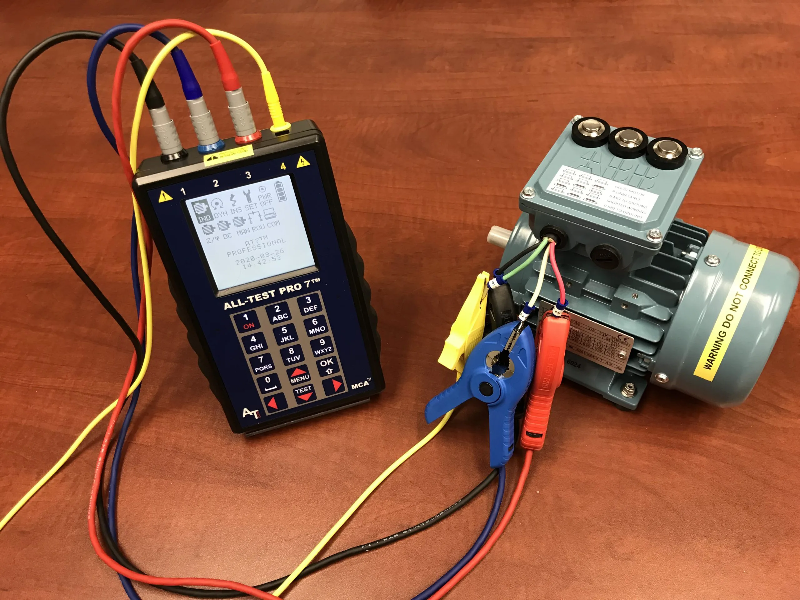最終測試運行倒迴電動機