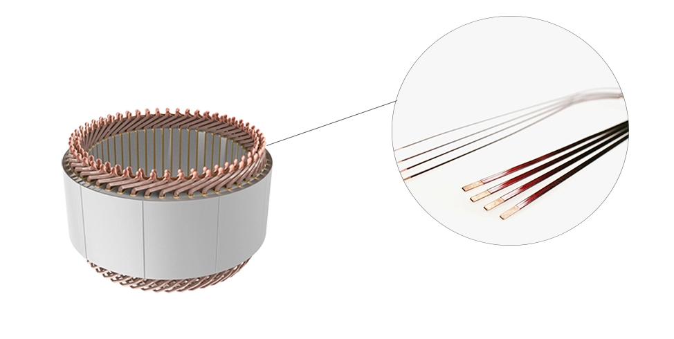 Tipi di progettazione di avvolgimenti a forcina per motori elettrici