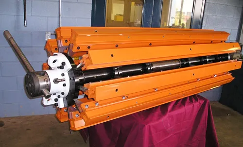 Modular coil winding machine with red wire spool