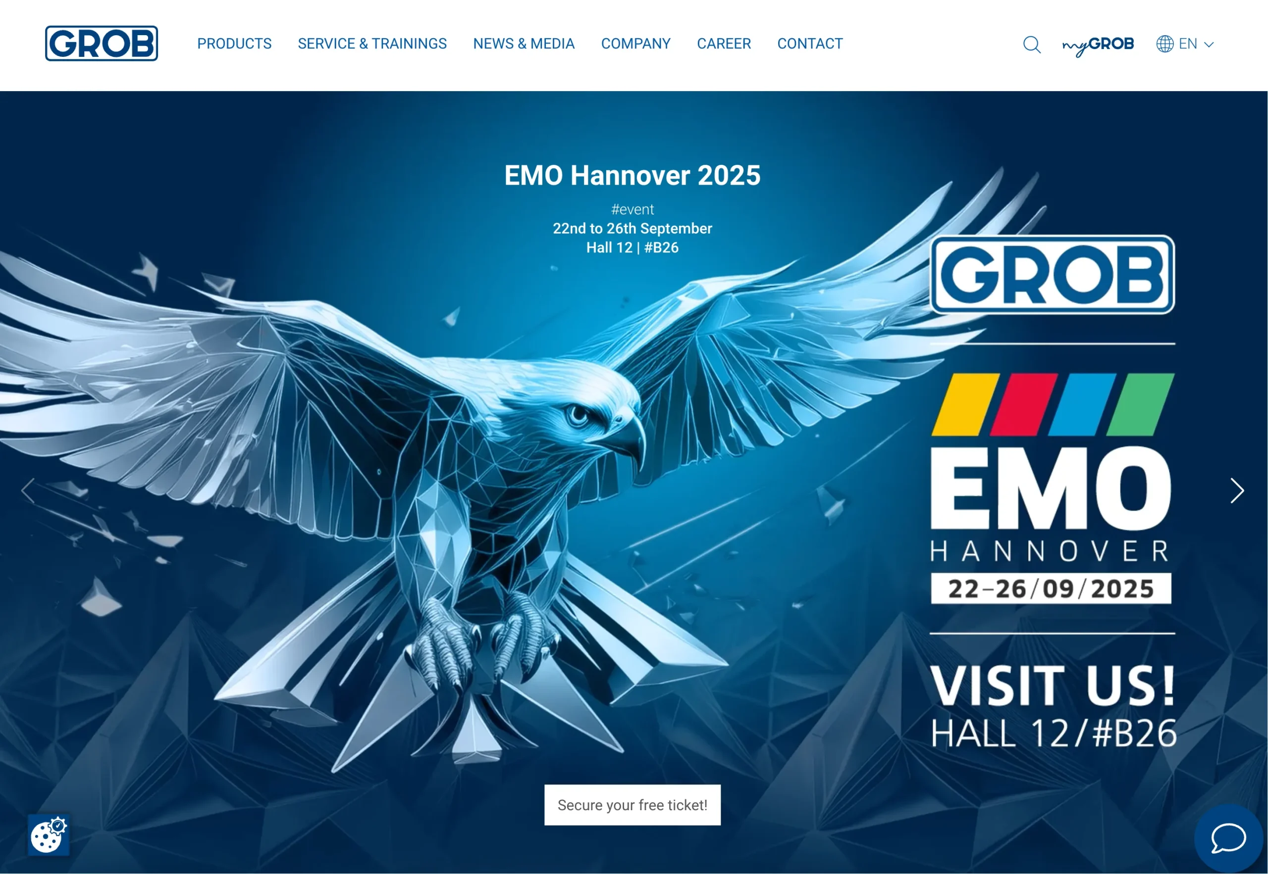 GROB WERKE website