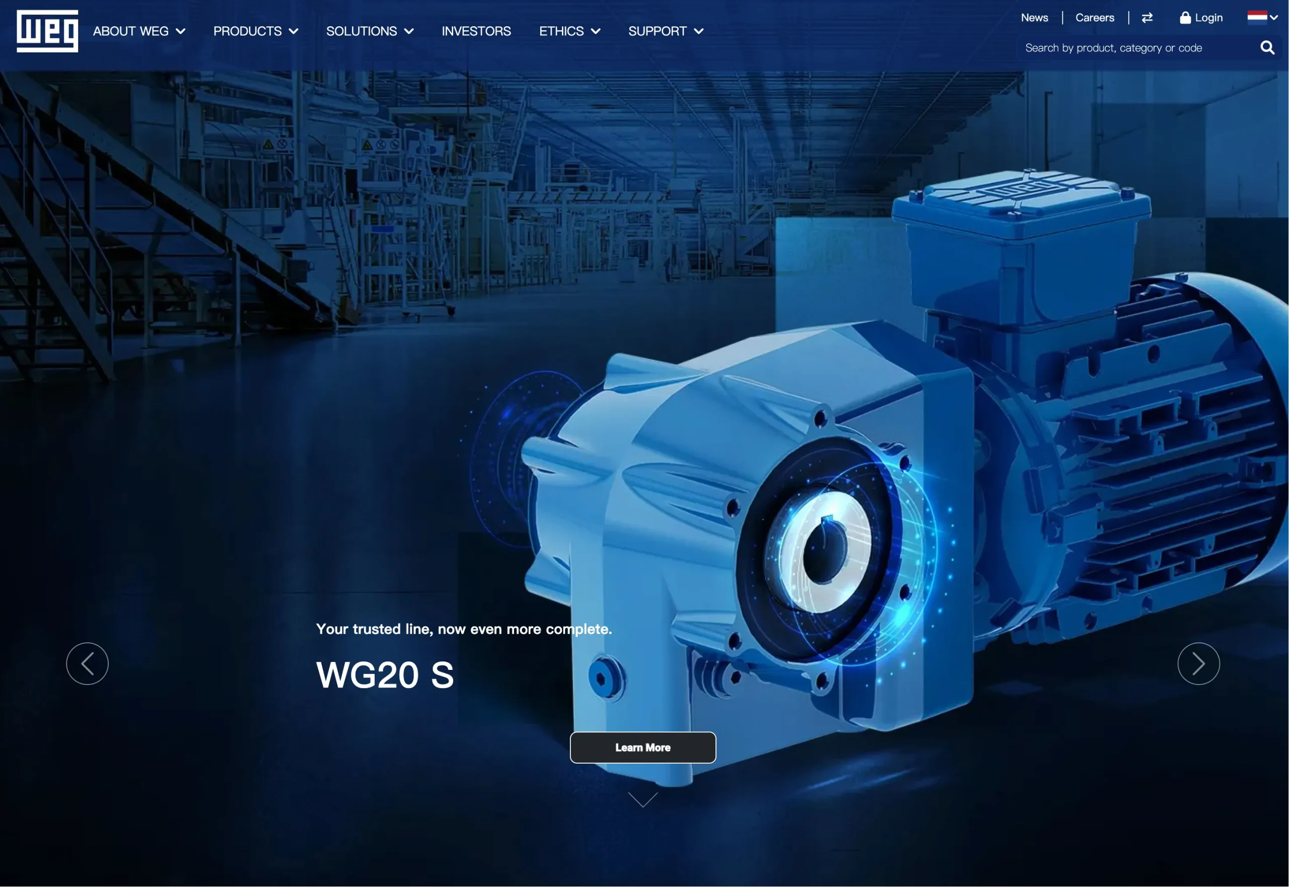 WEG SA website