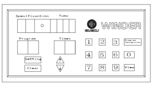 Programming the Controller interface with display keys
